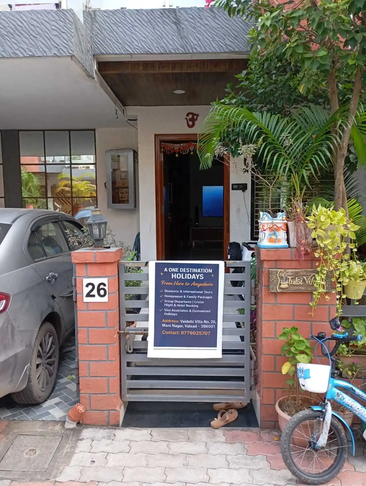 A One Destination Holidays Travel Agency Office in Valsad, Gujarat